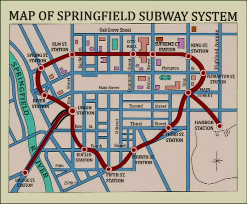 Illustration for article titled Next Stop, Springfield: Navigating The Simpsons' New Subway